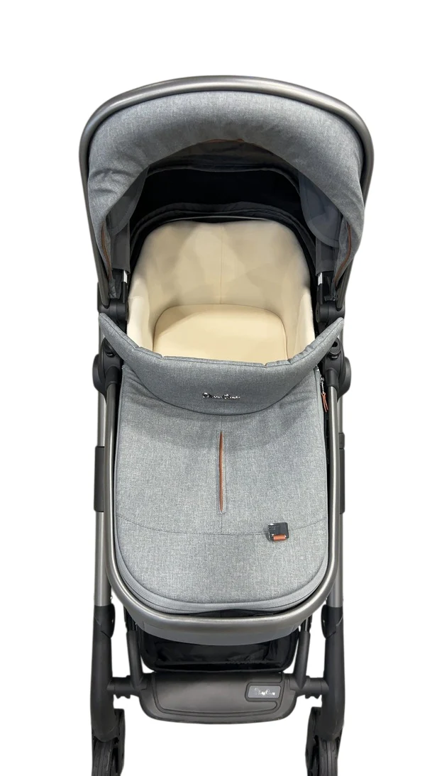 Silver Cross Wave Stroller Frame With Bassinet, 2022, Lunar - Image 3