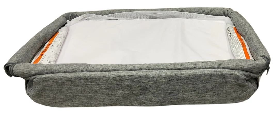 Simmons Kids Dream Bedside Bassinet, Grey Tweed - Image 2