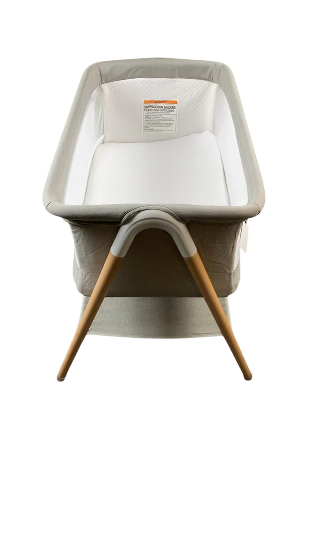 Simmons Kids Koi by The Bed Beechwood Bassinet, Dove Grey - Image 3