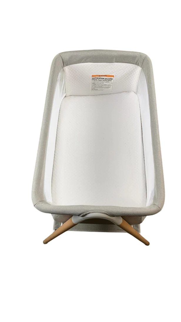 Simmons Kids Koi by The Bed Beechwood Bassinet, Dove Grey - Image 4