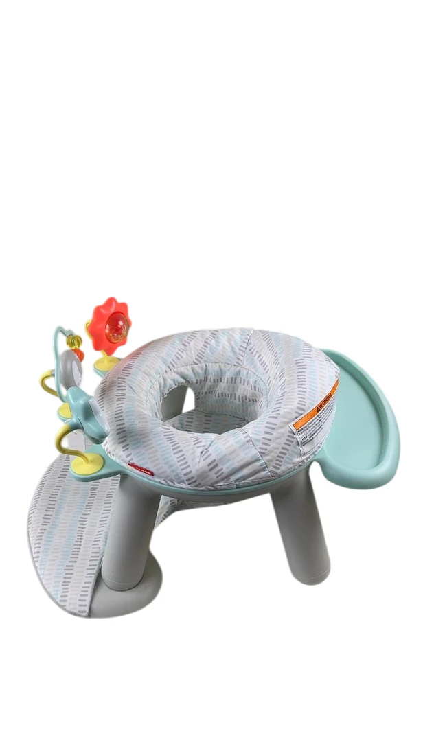 Skip Hop 2-in-1 Sit-up Activity Baby Chair, Silver Lining Cloud - Image 4