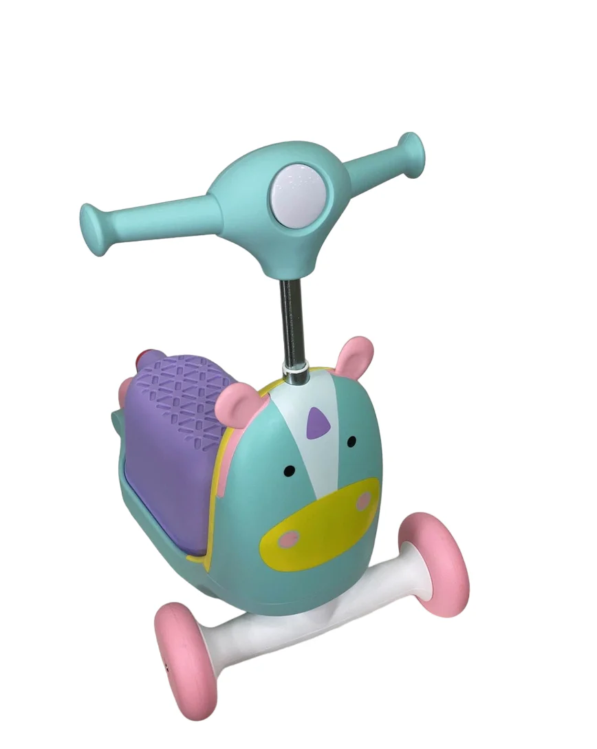 Skip Hop 3 In 1 Ride On Scooter, Unicorn