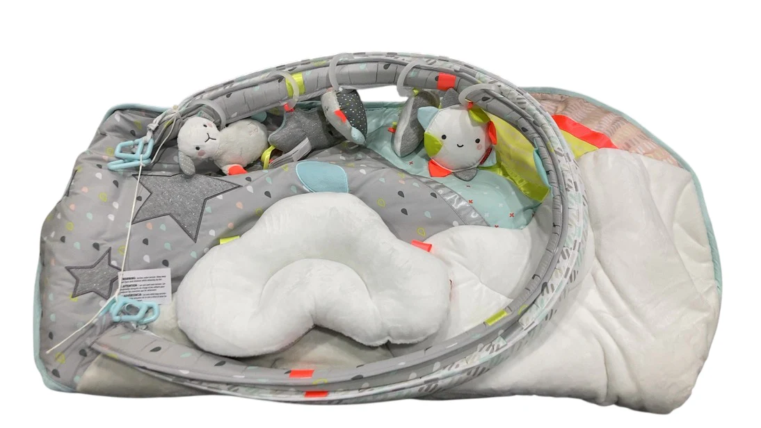 Skip Hop Activity Gym Play Mat, Silver Lining Cloud - Image 3