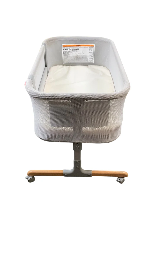 Skip Hop Cozy-Up 2-in-1 Bedside Sleeper and Bassinet, Grey - Image 2