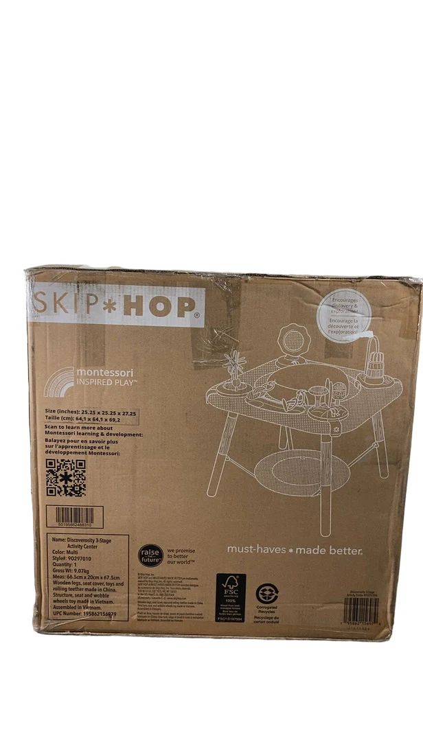Skip Hop Discoverosity Montessori-Inspired 3-Stage Activity Center & Play Table, Multi - Image 3