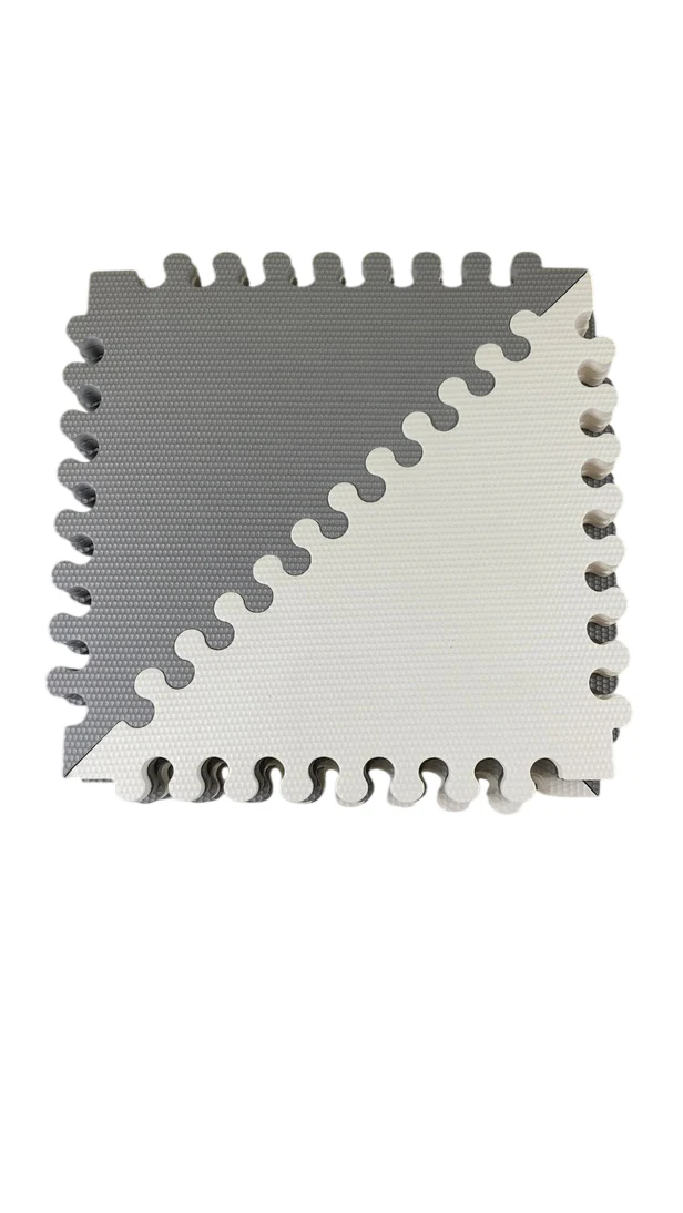 Skip Hop Interlocking Foam Floor Tiles Playspot, Grey/Cream - Image 2