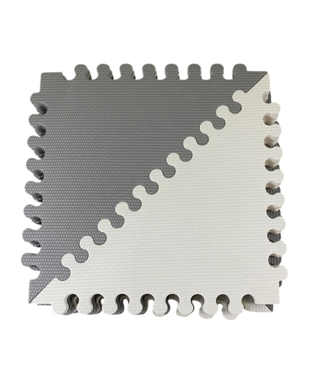 Skip Hop Interlocking Foam Floor Tiles Playspot, Grey/Cream - Image 3