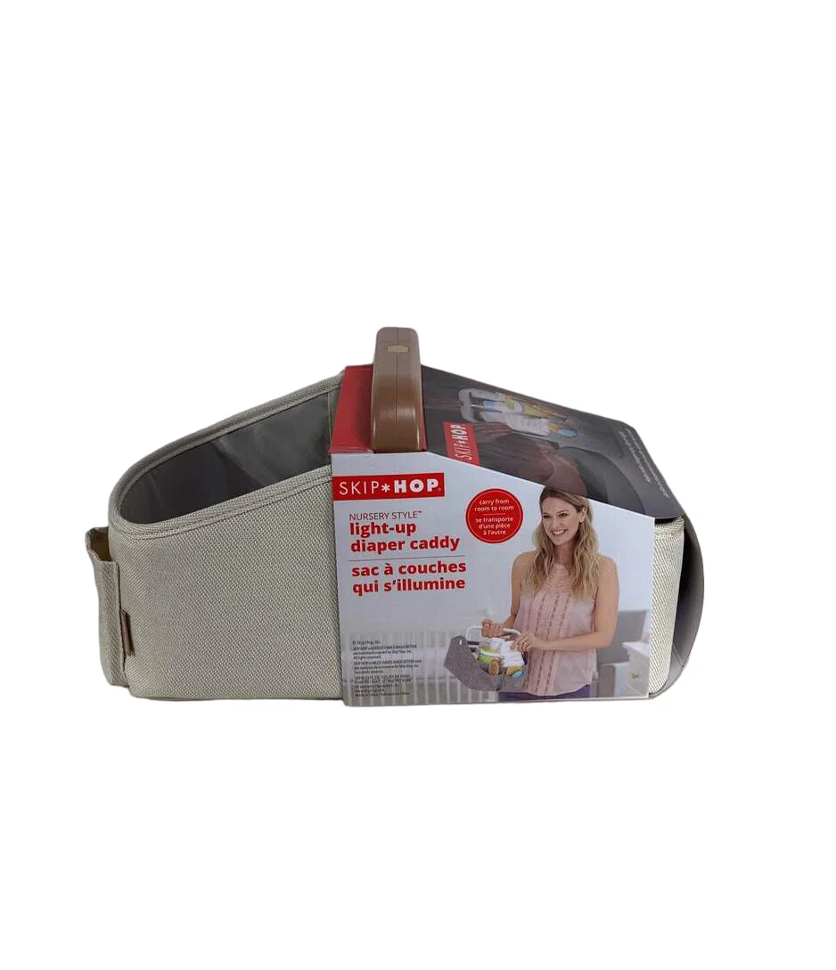 Skip Hop Light Up Diaper Caddy, Oat