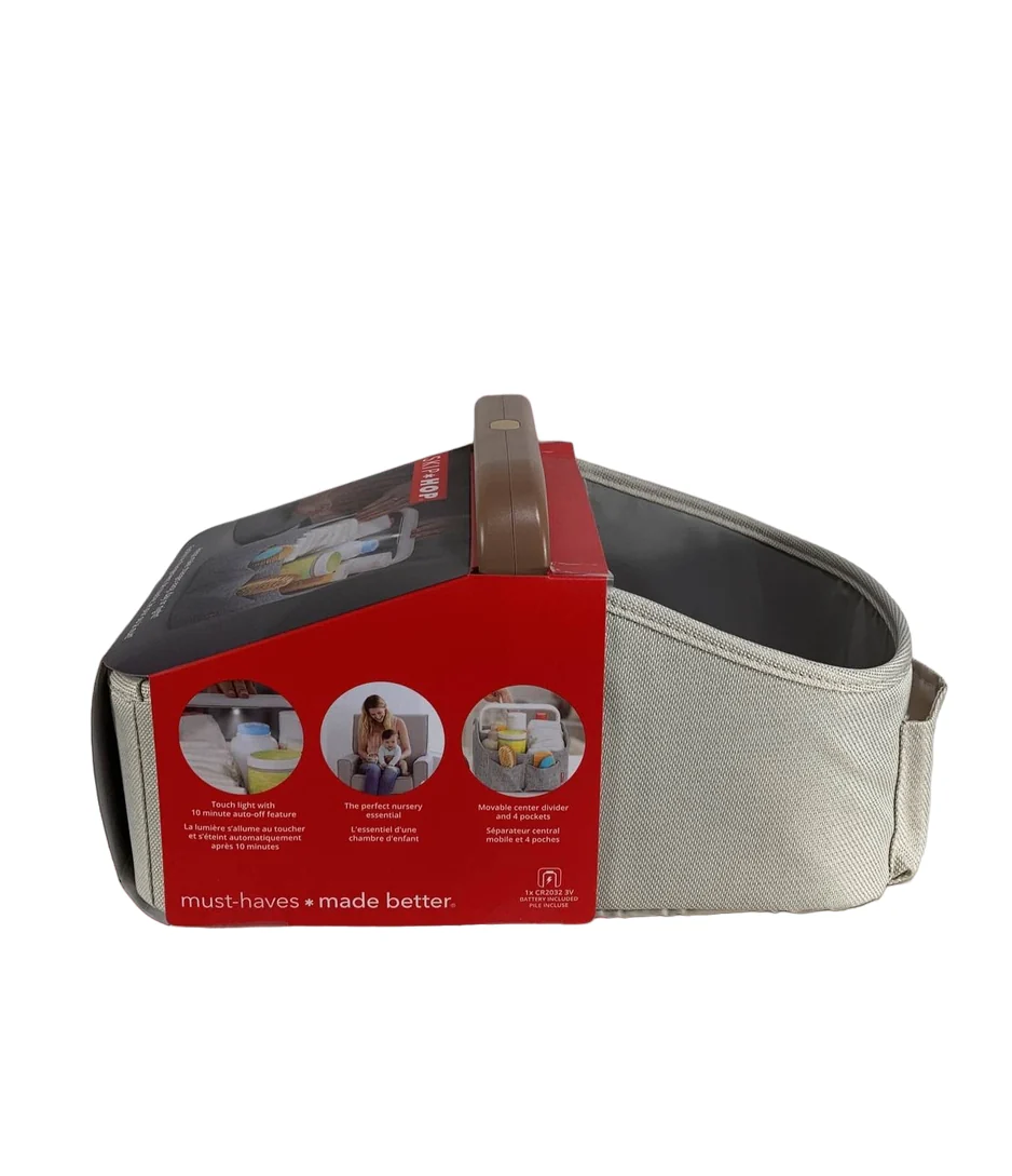 Skip Hop Light Up Diaper Caddy, Oat - Image 2