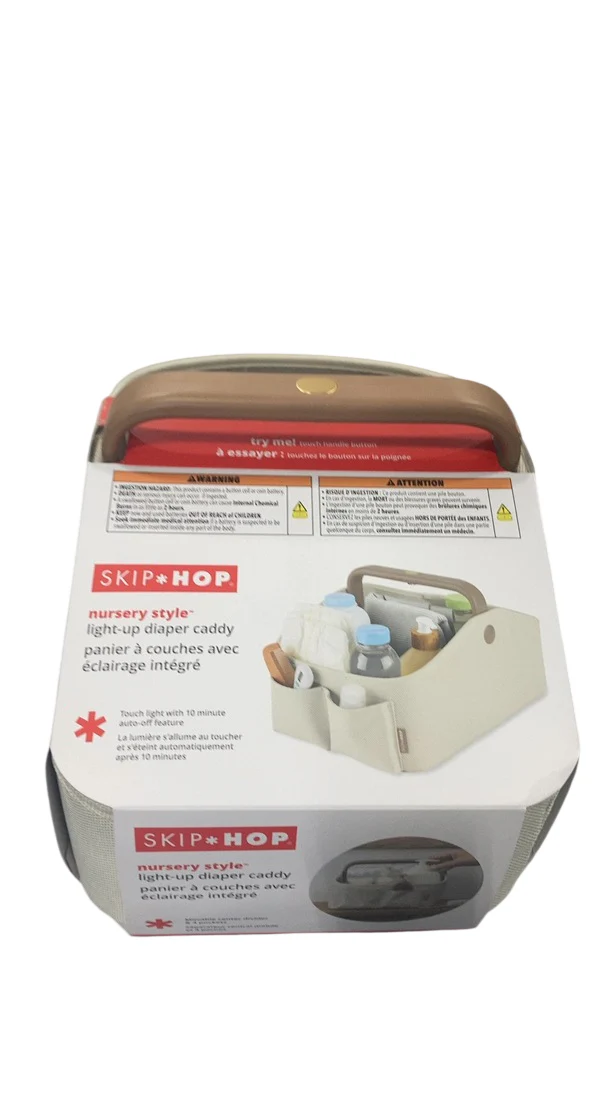 Skip Hop Light Up Diaper Caddy, Oat - Image 3