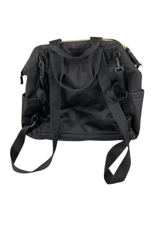 Skip Hop MainFrame Diaper Backpack, Black - Image 3