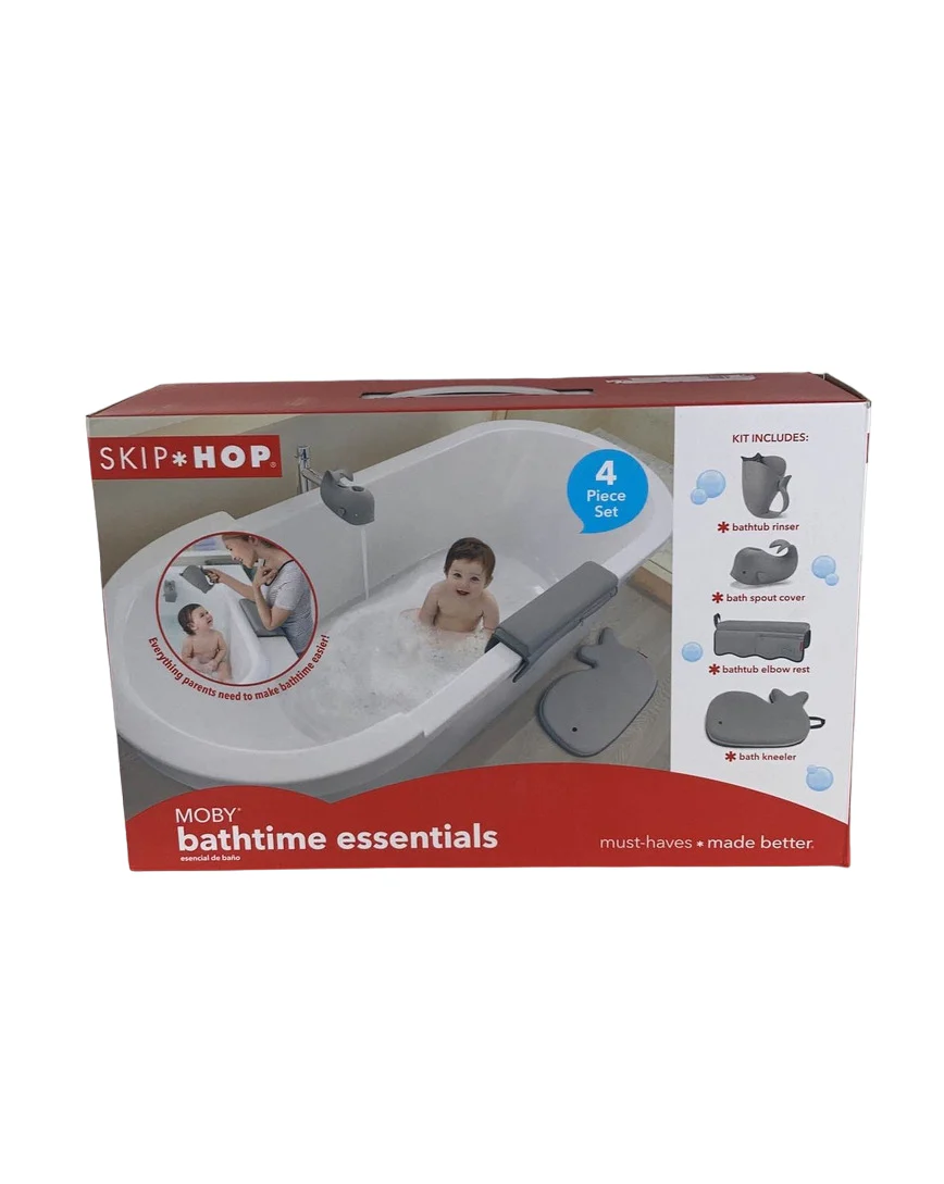 Skip Hop Moby Bathtime Essentials Kit, Grey - Image 2