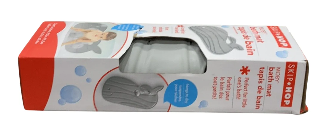 Skip Hop Moby Non-Slip Bath Mat, Grey - Image 4