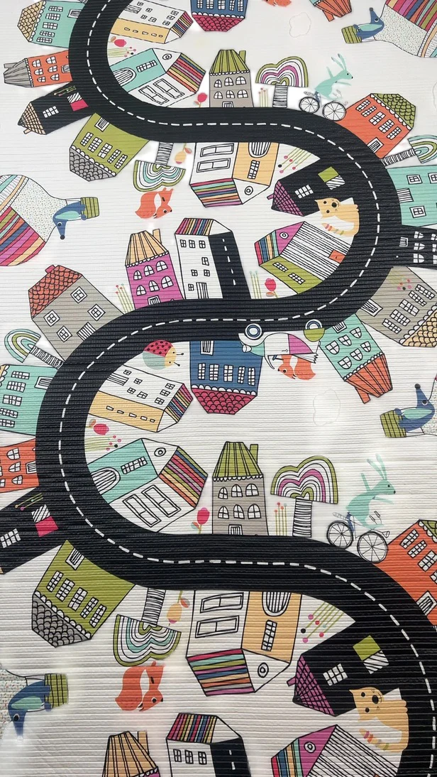 Skip Hop Reversible Foam Play Mat, Vibrant Village - Image 2