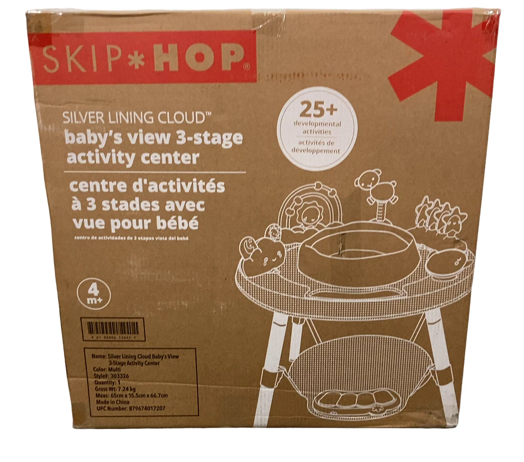 Skip Hop Silver Lining Cloud Baby's View Activity Center - Image 2