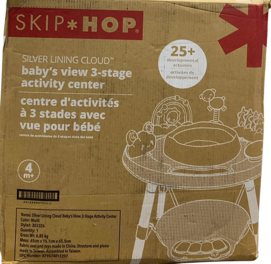 Skip Hop Silver Lining Cloud Baby's View Activity Center, 3 Stage - Image 5