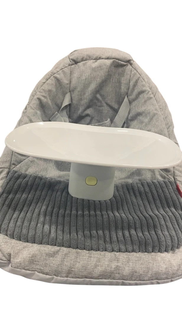 Skip Hop Silver Lining Cloud Upright Floor Seat, Grey/White, With Tray - Image 3