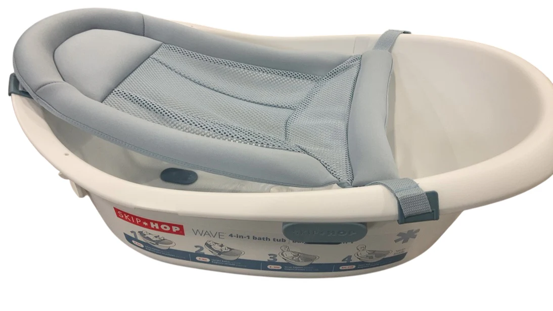 Skip Hop Wave 4-in-1 Baby Bath Tub