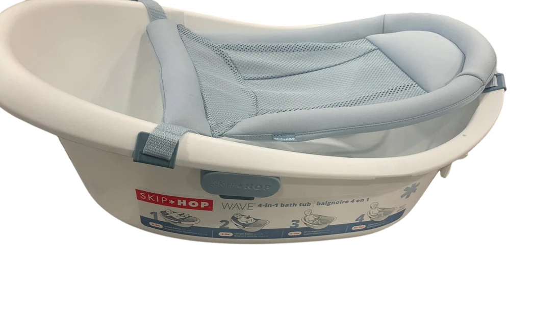 Skip Hop Wave 4-in-1 Baby Bath Tub - Image 2