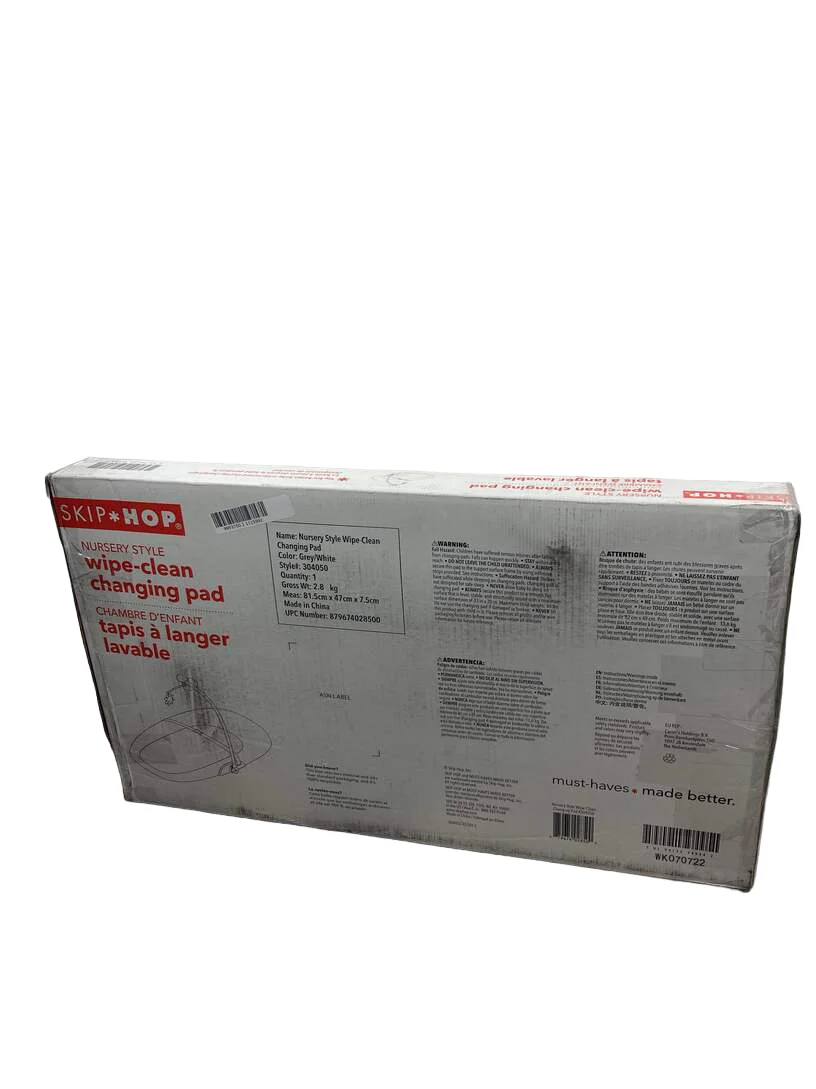 Skip Hop Wipe-Clean Changing Pad, Grey - Image 5
