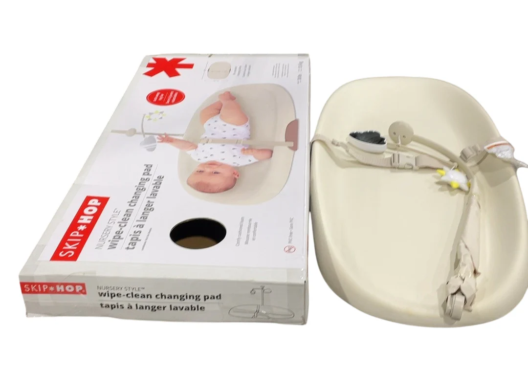 Skip Hop Wipe-Clean Changing Pad, Oat - Image 4