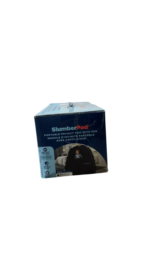 SlumberPod 2.0 Sleep Canopy, Black with Gray - Image 2