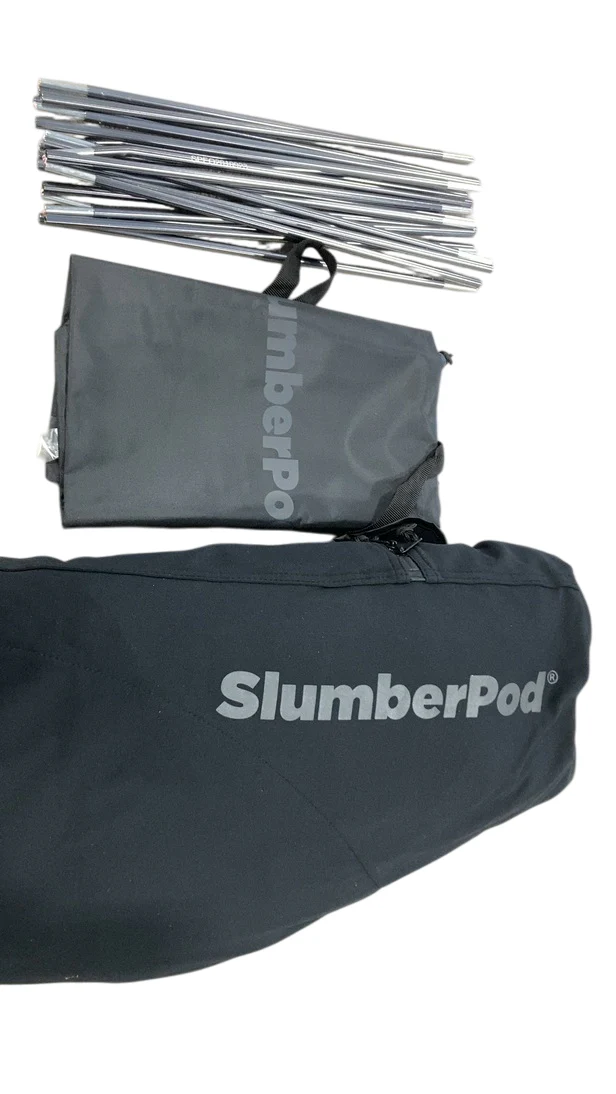 SlumberPod 2.0 Sleep Canopy, Black with Gray - Image 5