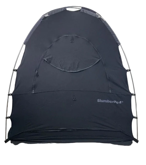 SlumberPod 2.0 Sleep Canopy, Black with Gray - Image 2