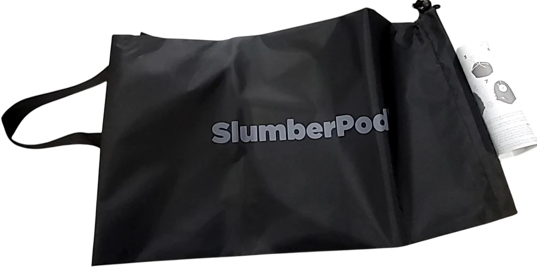 SlumberPod 2.0 Sleep Canopy, Black with Gray - Image 2
