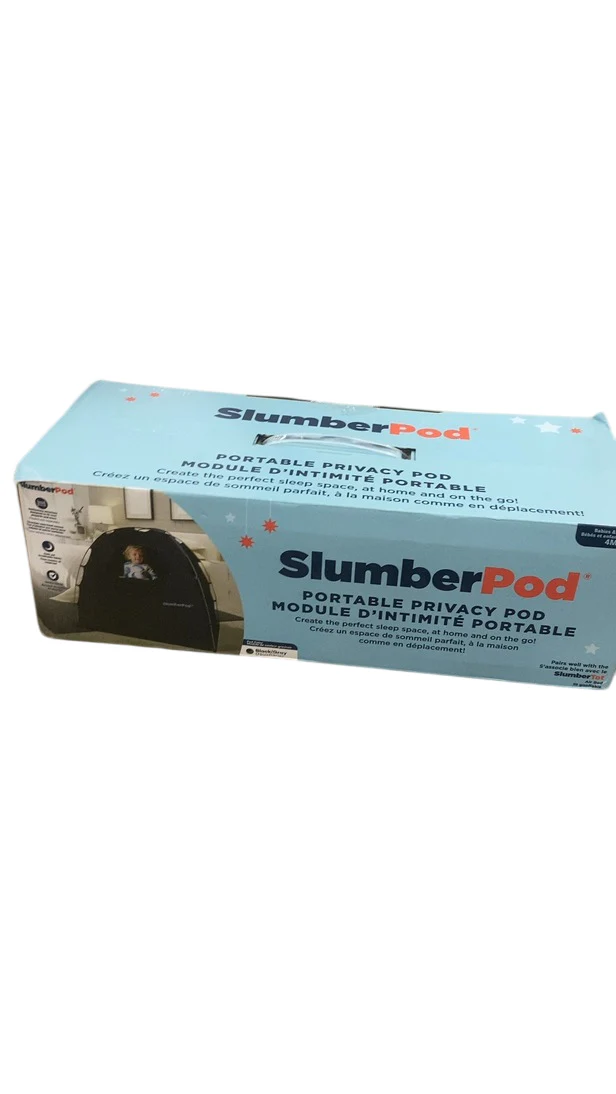 SlumberPod 2.0 Sleep Canopy with Fan, Black with Gray - Image 2