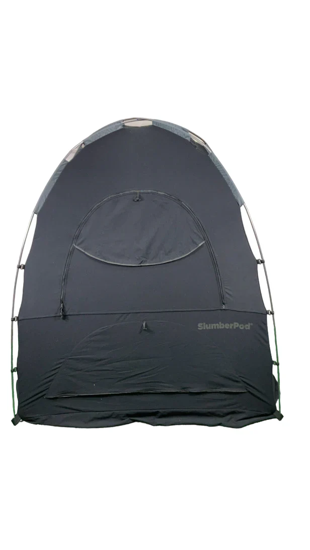 SlumberPod 3.0 Sleep Canopy, Black with Gray Accents
