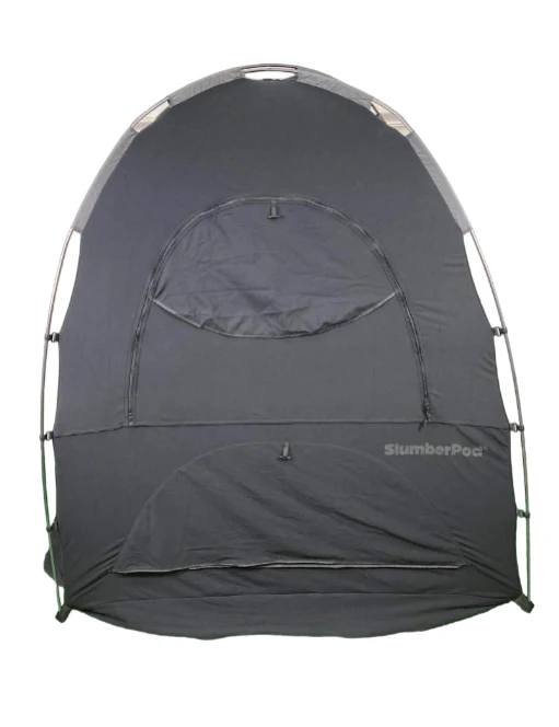 SlumberPod 3.0 Sleep Canopy, Black with Gray Accents