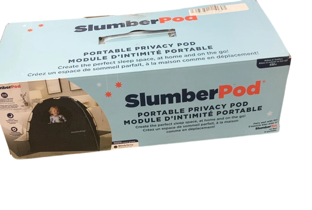 SlumberPod 3.0 Sleep Canopy, Black with Gray Accents - Image 2