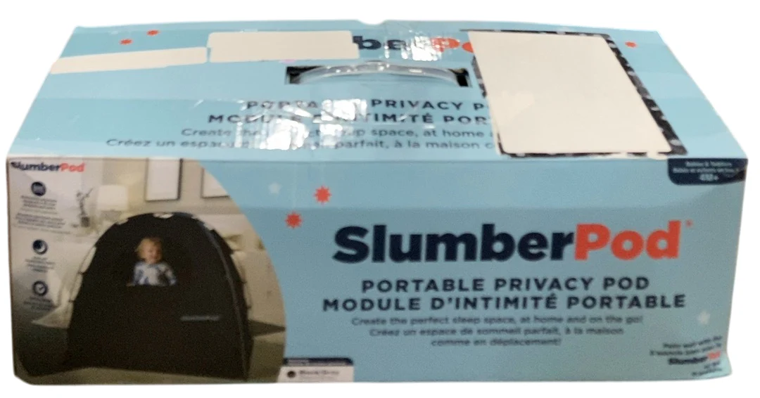 SlumberPod 3.0 Sleep Canopy, Black with Gray Accents - Image 4