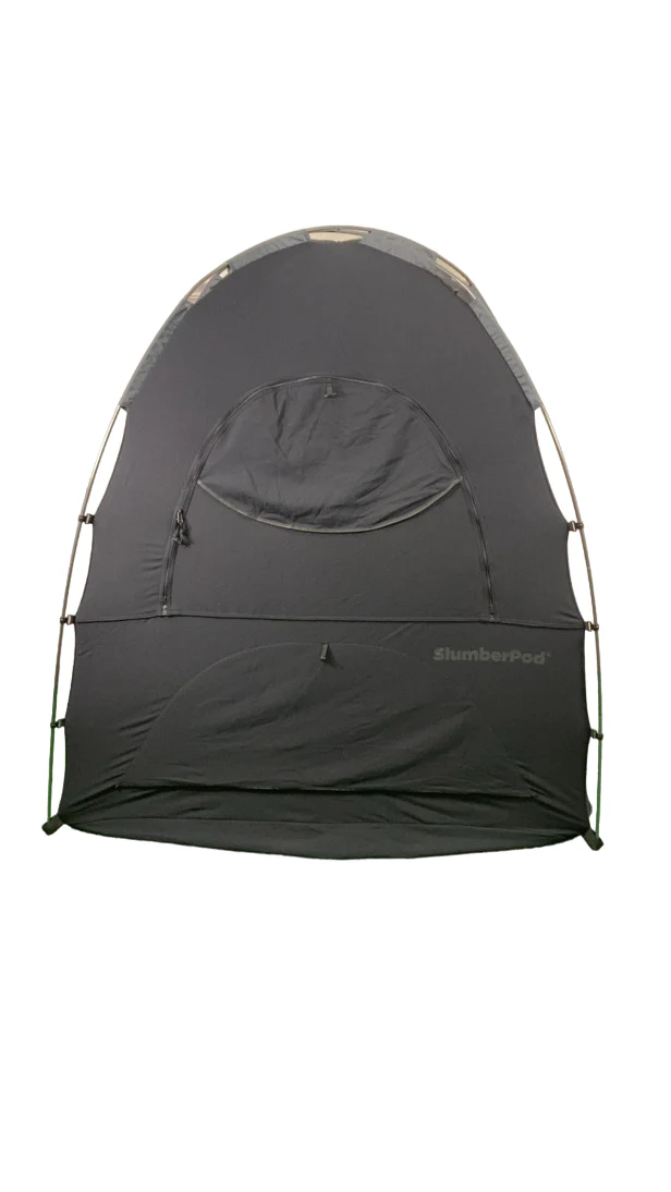 SlumberPod 3.0 Sleep Canopy, Black with Gray Accents