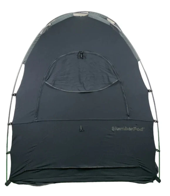SlumberPod 3.0 Sleep Canopy, Black with Gray Accents - Image 2
