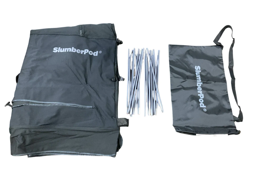 SlumberPod 3.0 Sleep Canopy, Black with Gray Accents - Image 5
