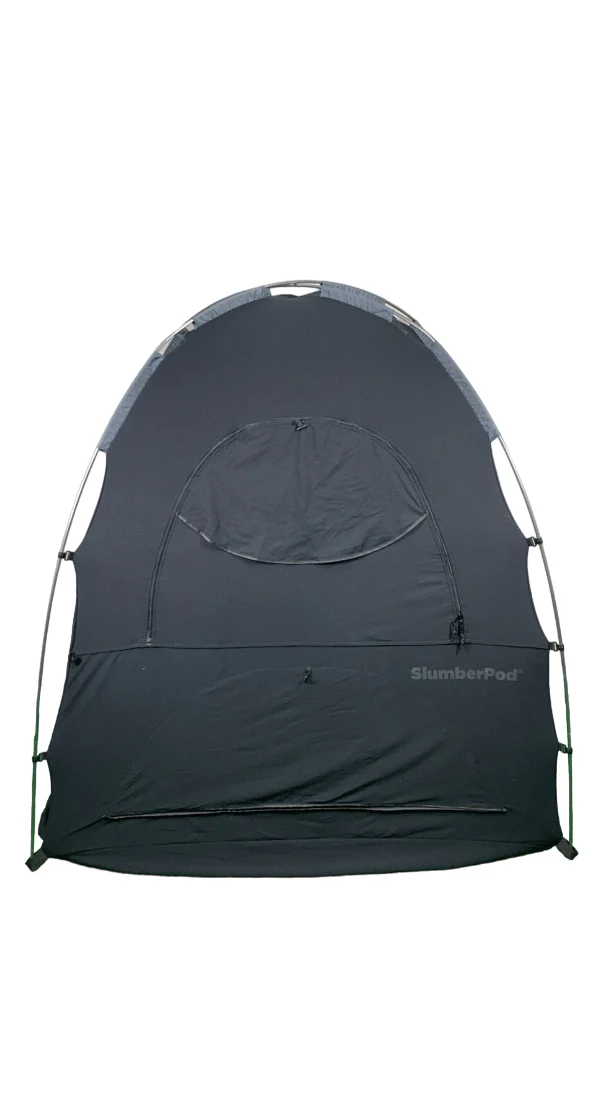 SlumberPod 3.0 Sleep Canopy, Black with Gray Accents