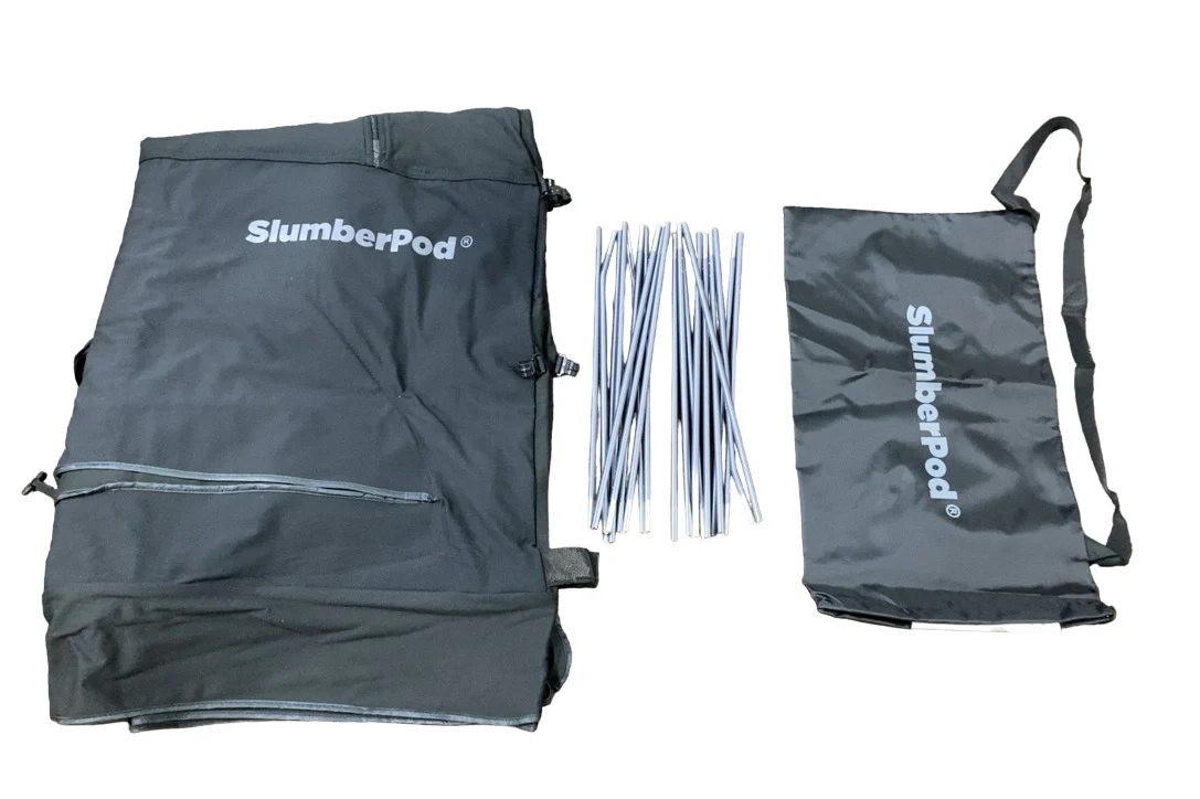 SlumberPod 3.0 Sleep Canopy, Black with Gray Accents - Image 4