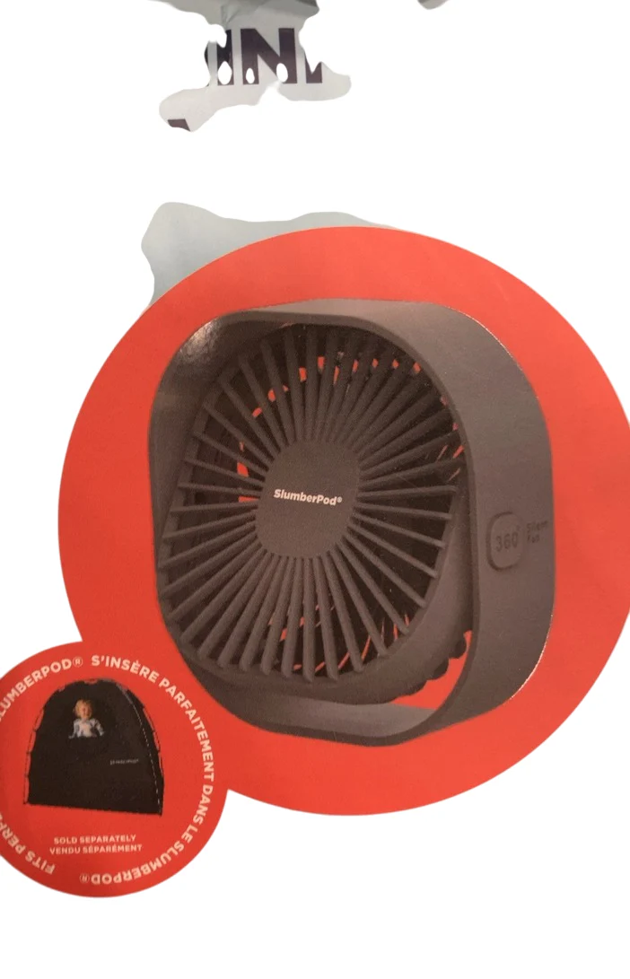 SlumberPod 3.0 Sleep Canopy with Fan, Black with Gray Accents - Image 3