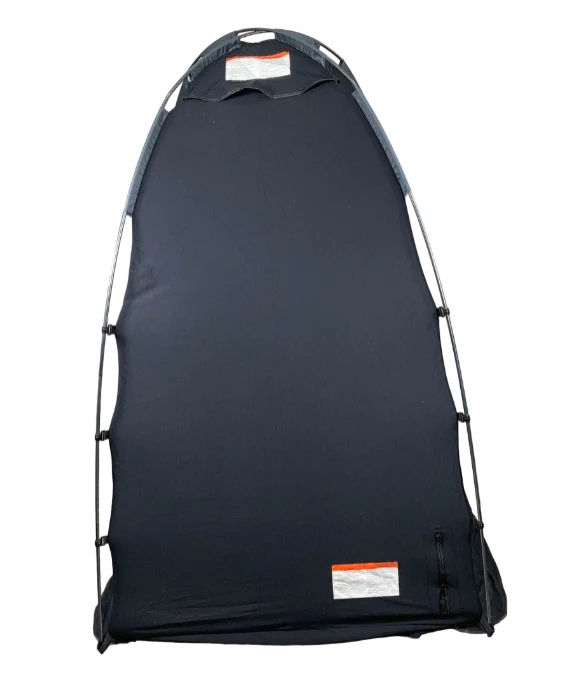 SlumberPod 3.0 Sleep Canopy with Fan, Black with Gray Accents - Image 2
