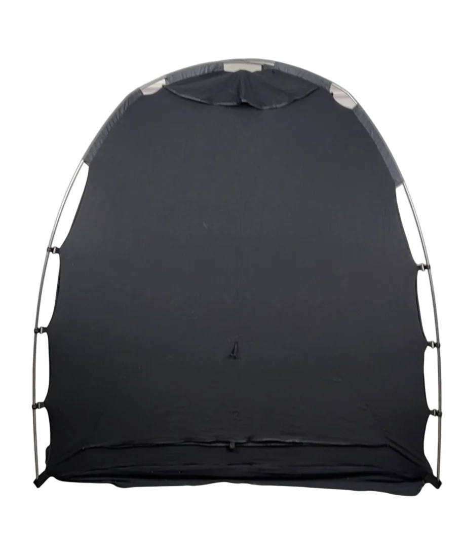 SlumberPod 3.0 Sleep Canopy with Fan, Black with Gray Accents - Image 4