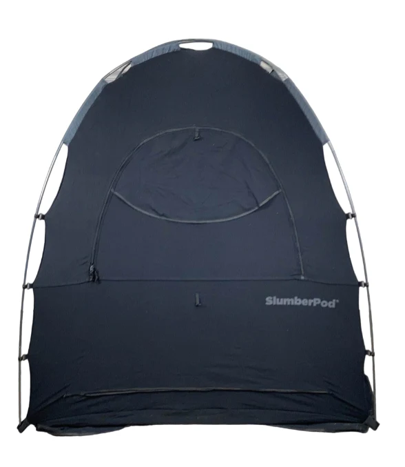 SlumberPod 3.0 Sleep Canopy with Fan, Black with Gray Accents - Image 2