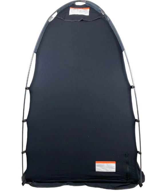 SlumberPod 3.0 Sleep Canopy with Fan, Black with Gray Accents - Image 3