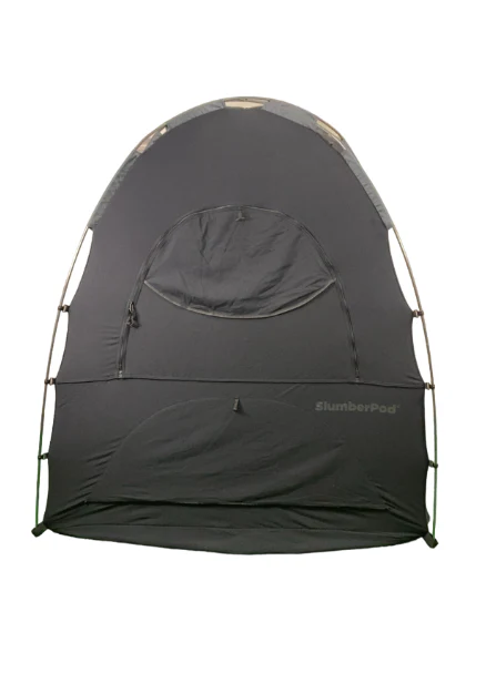 SlumberPod 3.0 Sleep Canopy with Fan, Black with Gray Accents