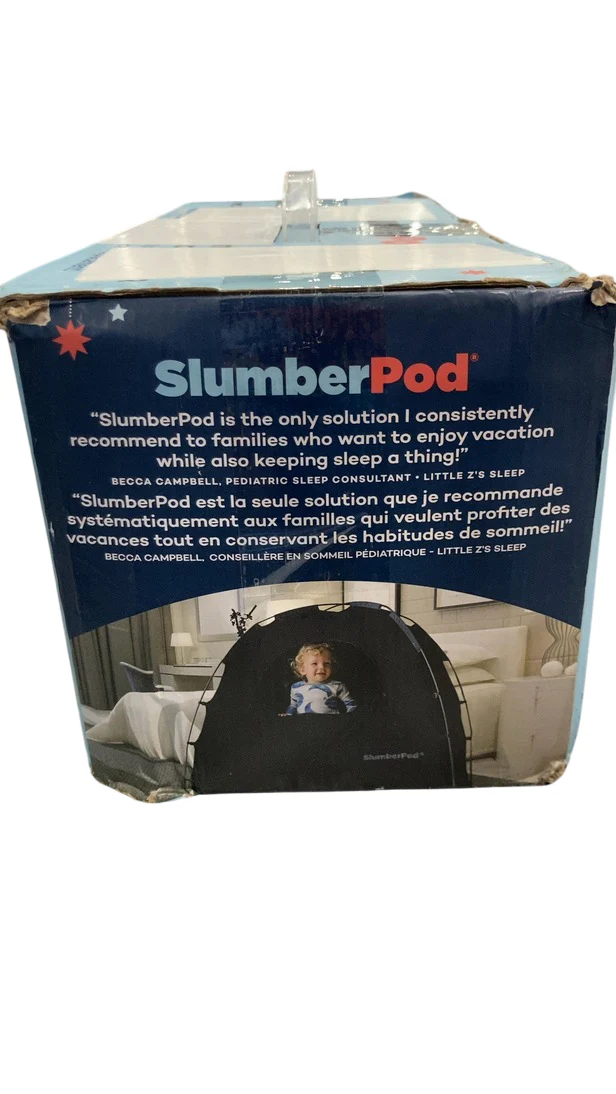 SlumberPod 3.0 Sleep Canopy with Fan, Black with Gray Accents - Image 3
