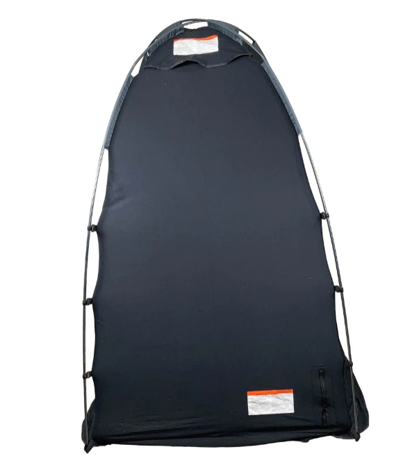 SlumberPod 3.0 Sleep Canopy with Fan, Black with Gray Accents - Image 2