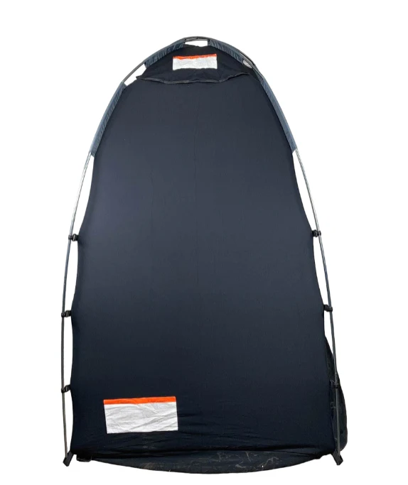 SlumberPod 3.0 Sleep Canopy with Fan, Black with Gray Accents - Image 4