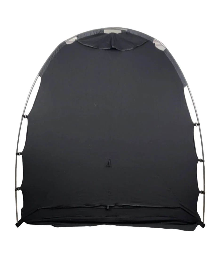 SlumberPod 3.0 Sleep Canopy with Fan, Black with Gray Accents - Image 4