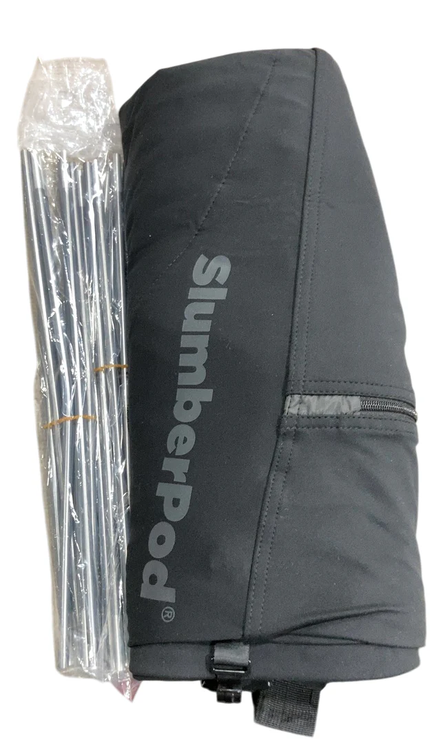 SlumberPod 3.0 Sleep Canopy with Fan, Black with Gray Accents - Image 2